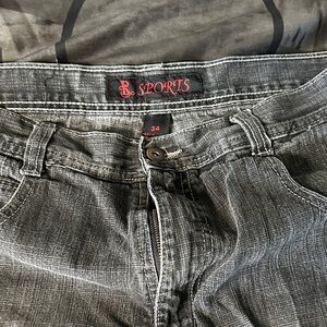 Men's black Jean shorts